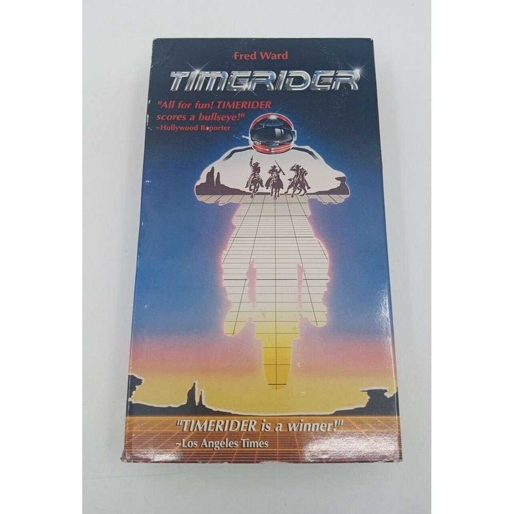 Timerider Adventure Lyle Swan - Widescreen VHS Tape - Fred Ward Cult- Rare
